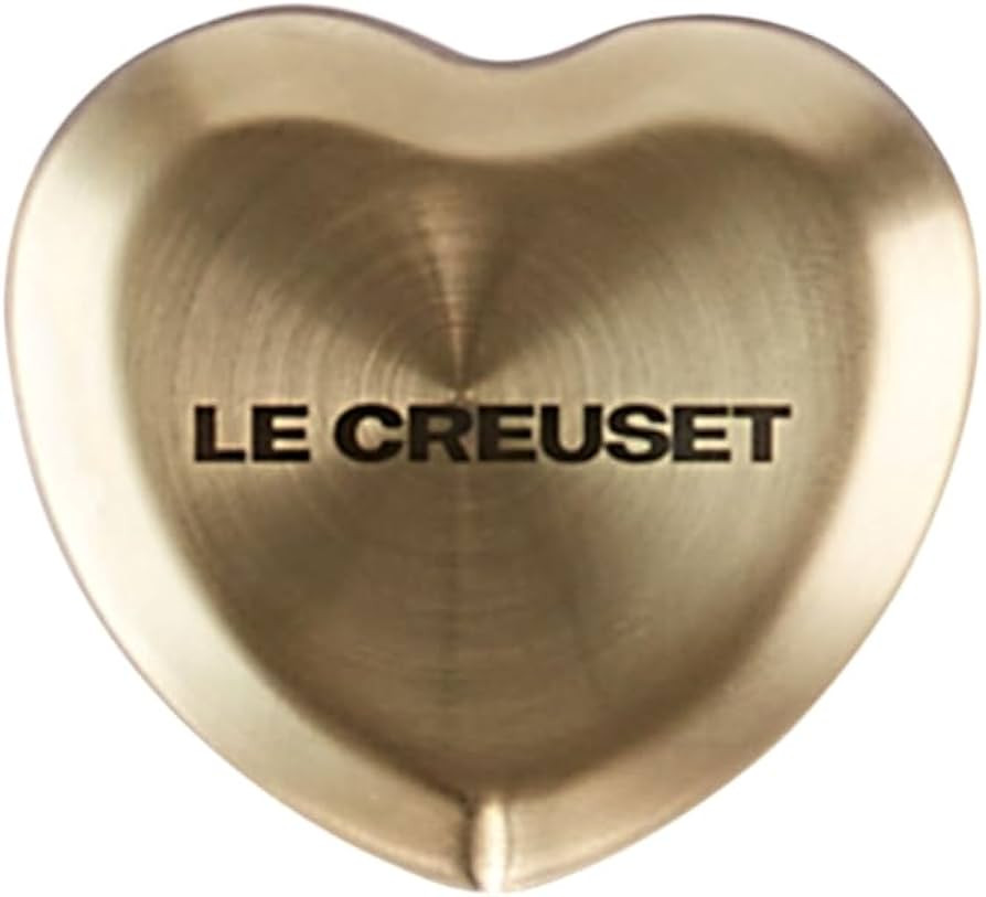 Le Creuset Figural Heart Knob, Large, 45mm, Light Gold | Amazon (US)