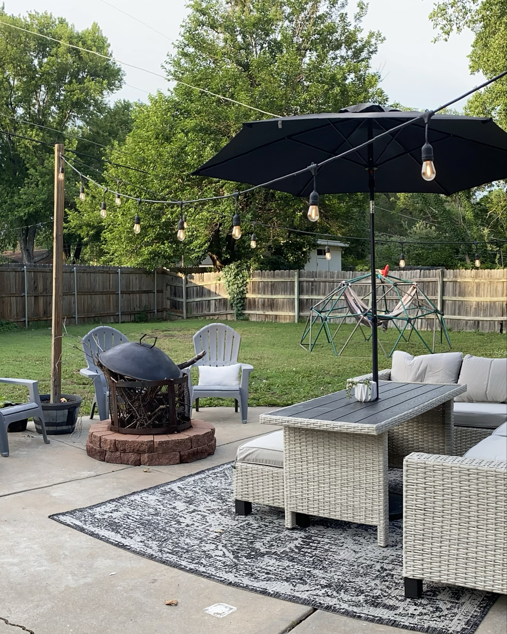 Our outdoor sectional is marked down again! My mom, sister & I all have this set. It’s price is unmatched & I love that the table is the right height to have a meal at. 

#LTKHome #LTKSeasonal #LTKFamily