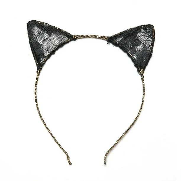 PROKTH Sexy Headwear Lace Fabrics Cute Cat Ear Headband | Walmart (US)