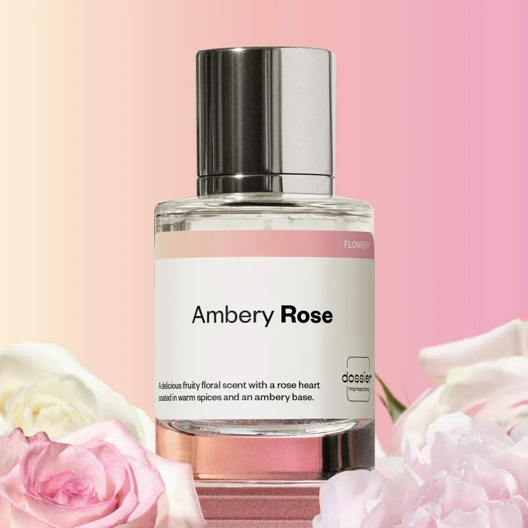 Dossier Originals, The icons collection, Amber Rose, Eau de Parfum. Size: 50ml / 1.7oz | Walmart (US)