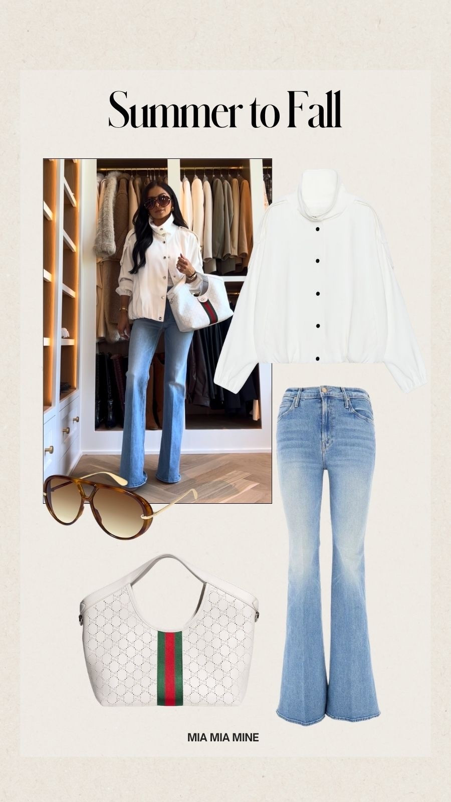 Summer to fall outfit ideas 
Mother denim wearing a 23
Zara viral jacket back in stock! Wearing an XS

#LTKOver40 #LTKootd #LTKmomlife