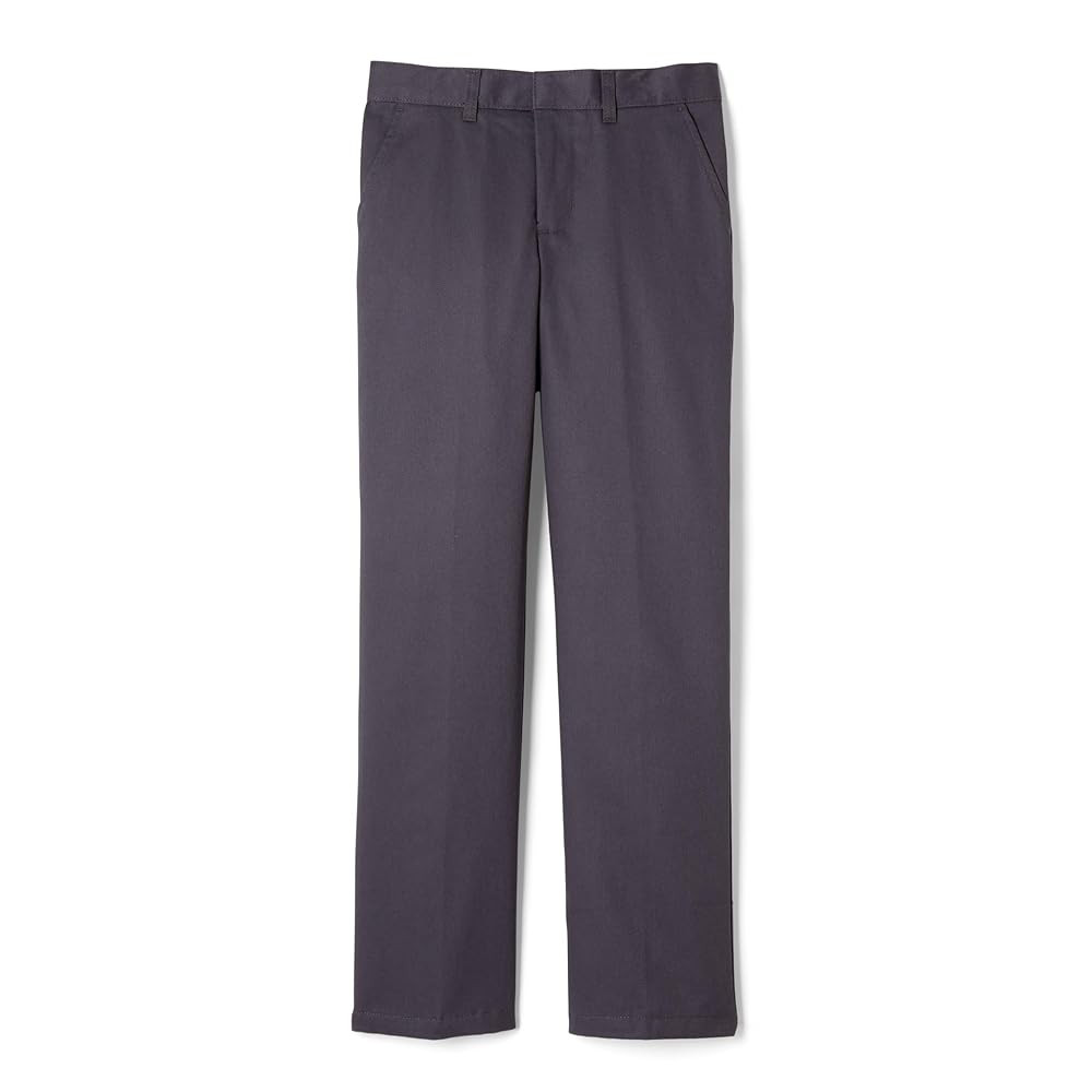 French Toast Boys' Relaxed Fit Twill Pant with Adjustable Waist in Standard Slim and Husky | Amazon (US)