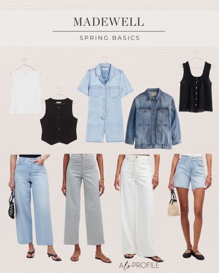 MADEWELL NEW ARRIVALS// outfit inspiration for spring. These basics are so good to have in your wardrobe to mix and match for every season 

#LTKstyletip #LTKxMadewell #LTKSeasonal