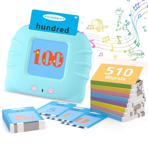 Toddler Talking Flash Cards with 510 Sight Words,ABC-123 Learning Toys for Ages 2-4,Autism Sensory Toys for Kids,Speech Therapy,Montessori Educational Toys Gifts for Age 1 2 3 4 5 Years Old Boys Girls | Amazon (US)