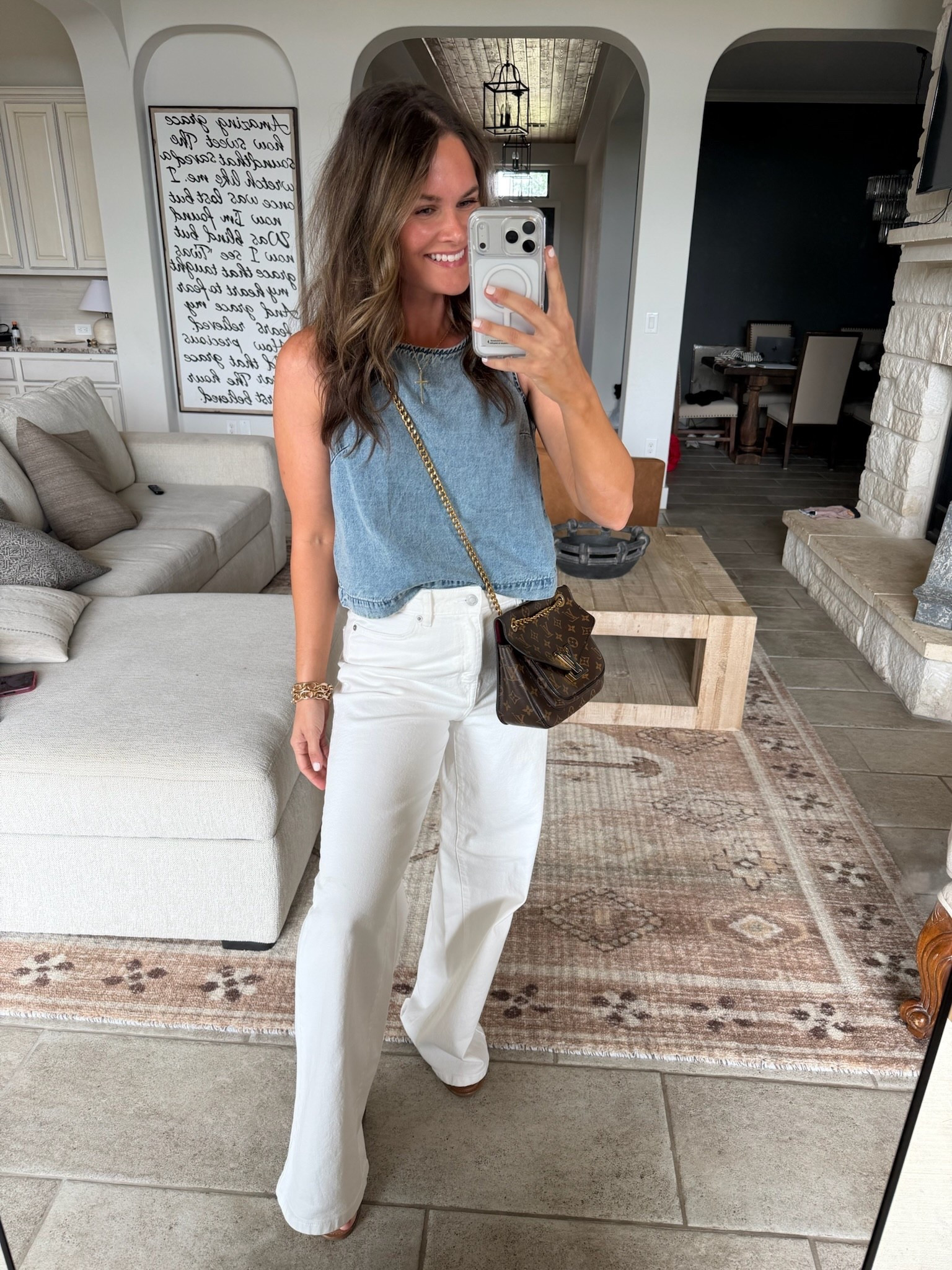 These jeans are under $30 and not see-through 🙌🏼 My top is out of stock, but I linked a similar option 🤍

#LTKootd #LTKgrwm #LTKdayinmylife