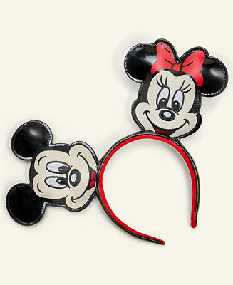 Disney | Macy's Mickey Mouse & Minnie Mouse Adult Ears Headband, Macy's Exclusive | Macy's
