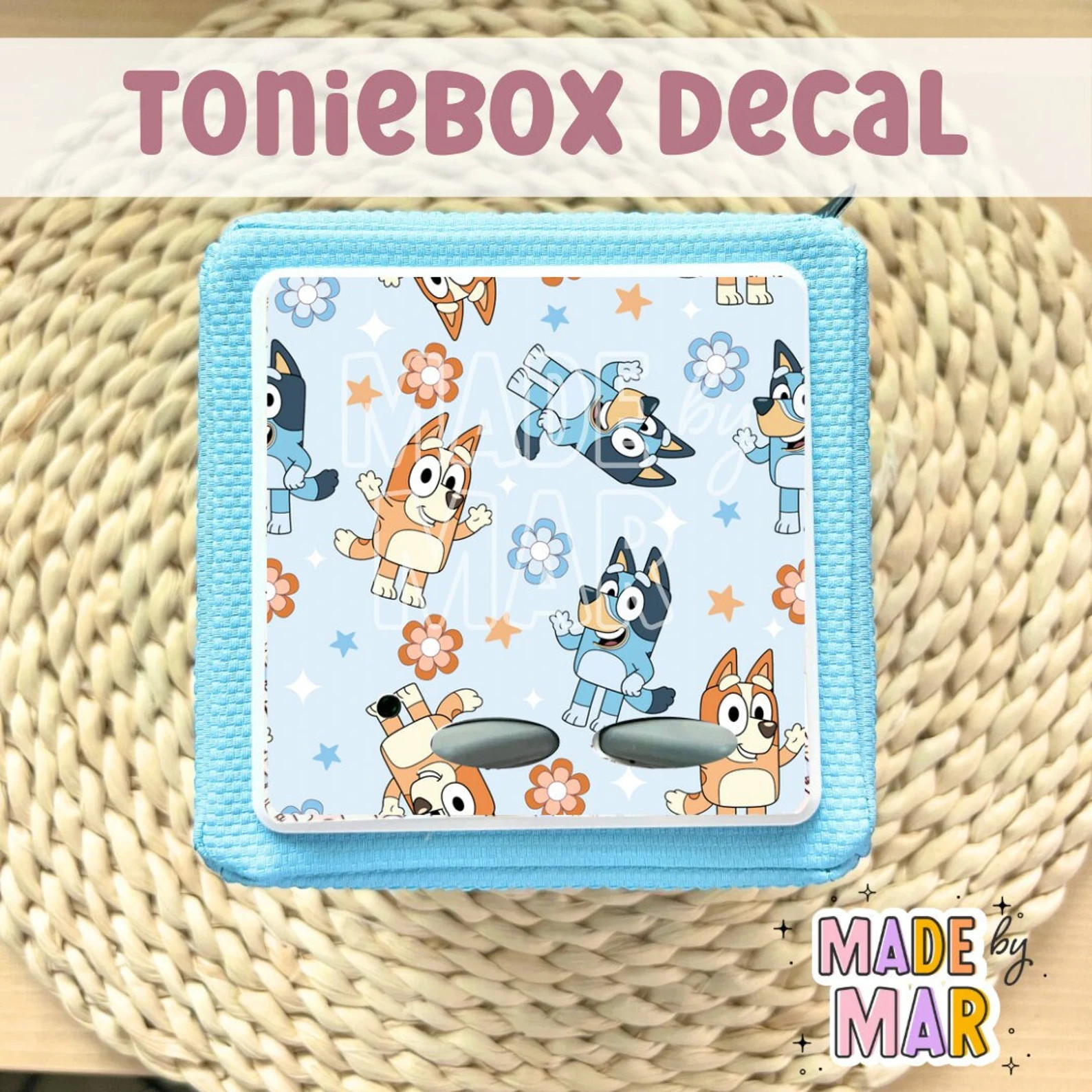 Protective Decal for Toniebox Blue Dog Design - Etsy | Etsy (US)