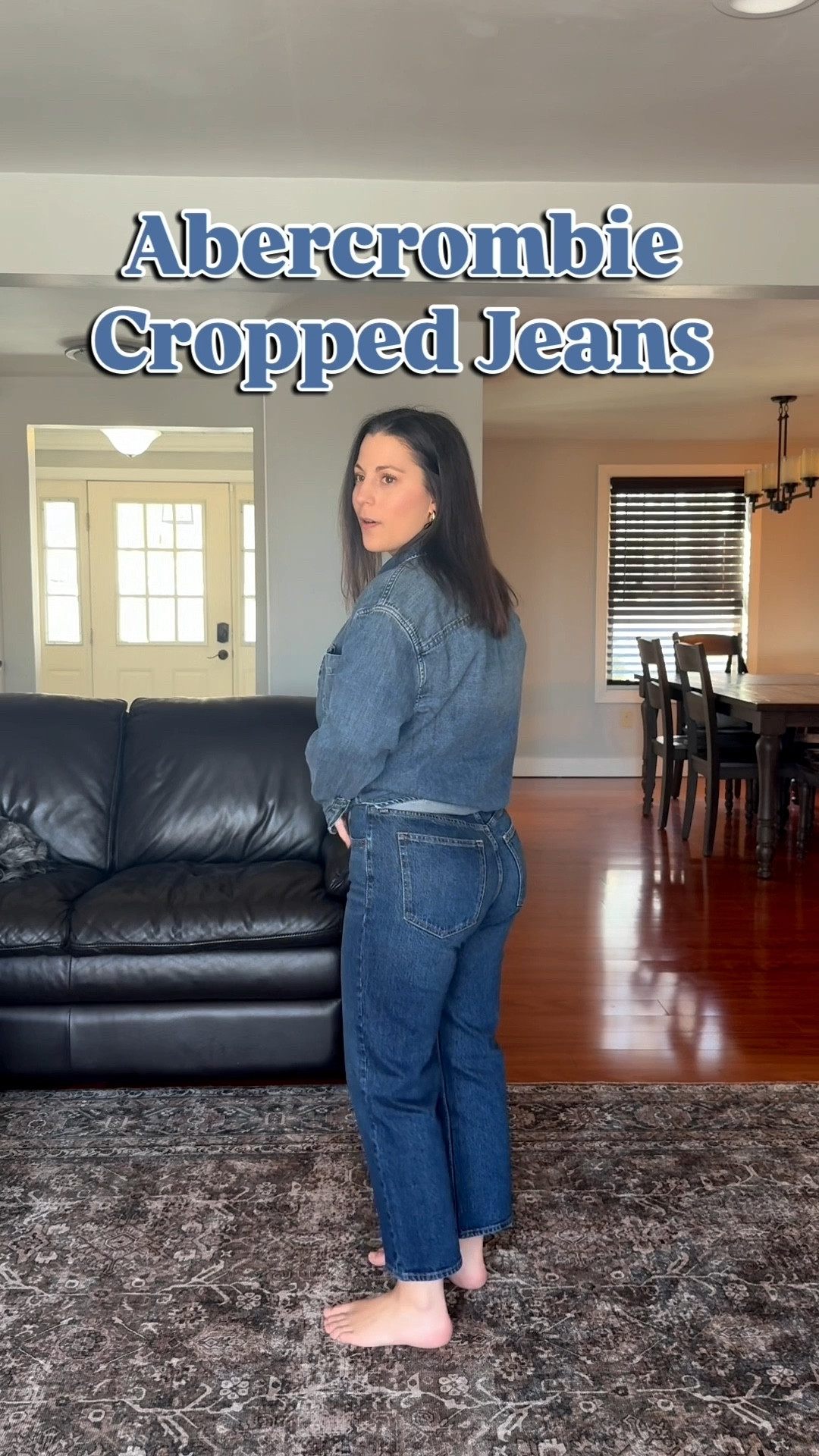 Love these cropped jeans! Petite, regular, & tall. I’m wearing size 26 short, I’m 5ft.

@abercrombie 

#LTKSeasonal #LTKPetite #LTKmomlife