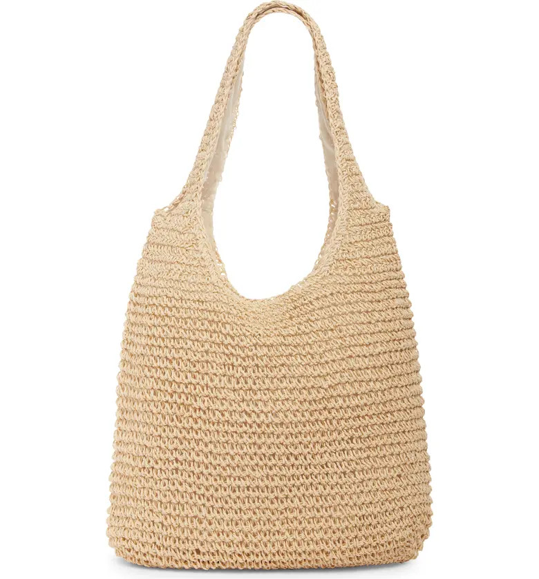 Woven Straw Shoulder Bag | Nordstrom