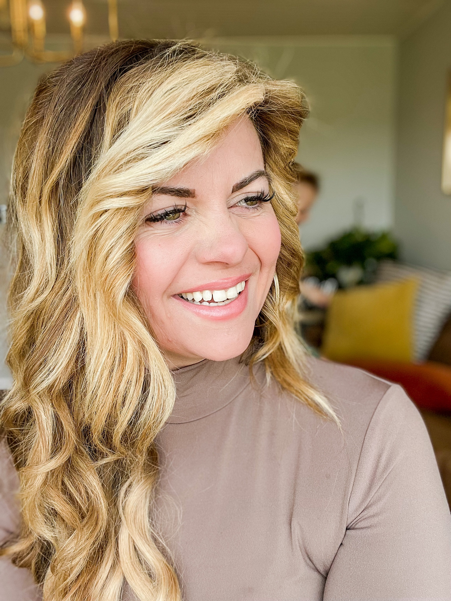 Hello! Welcome! I’m Brandi Sharp. I’m a hairstylist turned full time content creator. I worked behind the chair with clients for 13 years. I worked in the Kansas City Salons and really dove into Styling in every aspect to really bring lifestyle to life for my clients. Hair , Makeup, Clothing, Special Occasions. I dove into all aspects of Style. Now I bring all I know and love online! So glad your here. 

I just filmed a get ready with me! My go to for filming are mock neck tops. They look so good on camera. If your ever getting professional photos done grab a mock neck you won’t regret it. So flattering! The camera loves it! Smash Follow! Xoxo Brandi 

Size 6-8
Midsize 
Size medium
Minimal makeup
Lashes
DIY lashes
Mock neck tops
Dry bar hair products
Gold hoop earrings 
Age 38
Married Mom Of Four! 
Balayage hairstyle
Pinterest creator
Instagram @glamqueen44
Summer outfits
Summer outfits 2023
Smell good combo
Skirt outfits
Summer outfits
2023 fashion trends
2023 sandals
2023 planner
Swimsuits 2023
Fall 2023
Spring 2023
Summer 2023 
2023 fashion 
Summer 2023
Spring 2023 
Fall 2023
Swimsuits 2023

#LTKFind #LTKstyletip