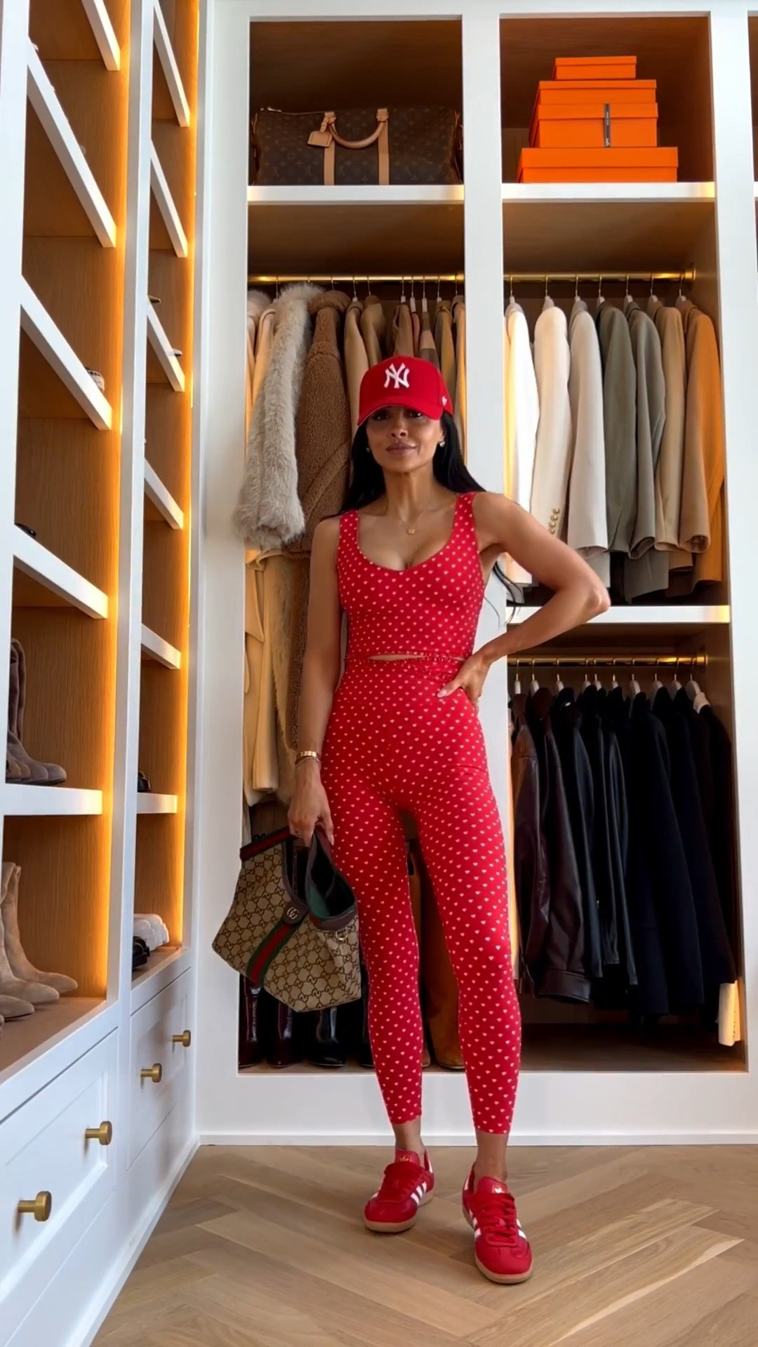 Target new arrivals in activewear 
Valentines Day outfit ideas 
Spring workout pieces 
Wearing an XS in everything 
Gucci Giglio bag small


#LTKootd #LTKActive #LTKValentine