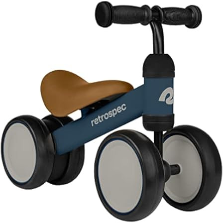 Retrospec Cricket 2 Baby Walker Balance Bike with 4 Wheels for Ages 12-24 Months - Toddler Bicycl... | Amazon (US)