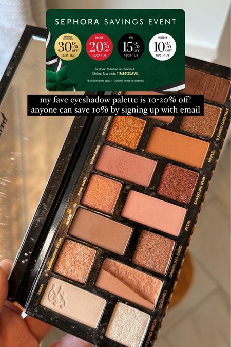 Love this palette- part of the Sephora sale! 

#LTKfindsunder50 #LTKsalealert #LTKbeauty