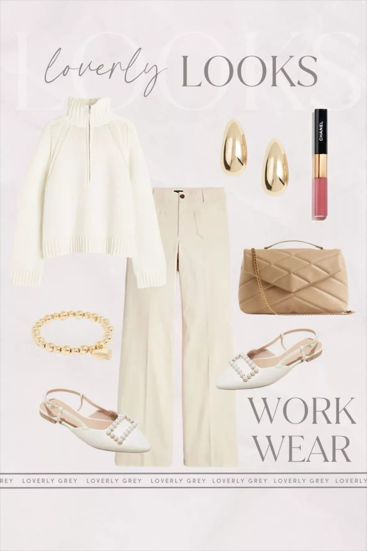 How to Style White Pants for Work - Loverly Grey