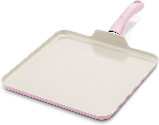 GreenLife Soft Grip Healthy Ceramic Nonstick, 11" Griddle Pan, PFAS-Free, Dishwasher Safe, Soft P... | Amazon (US)
