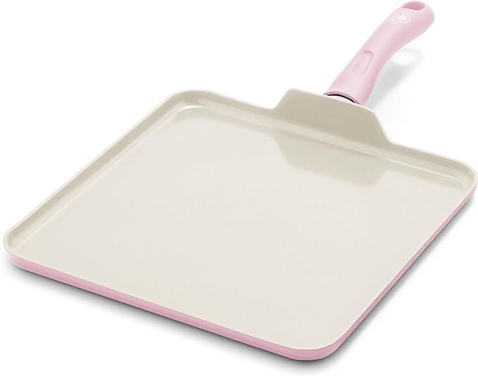 GreenLife Soft Grip Healthy Ceramic Nonstick, 11" Griddle Pan, PFAS-Free, Dishwasher Safe, Soft P... | Amazon (US)