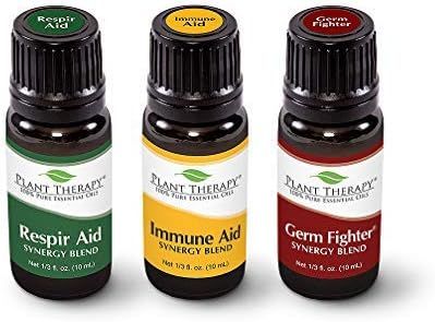 Plant Therapy Wellness Sampler Set - Immune Aid, Germ Fighter & Respir Aid - Pure Essential Oils ... | Amazon (US)