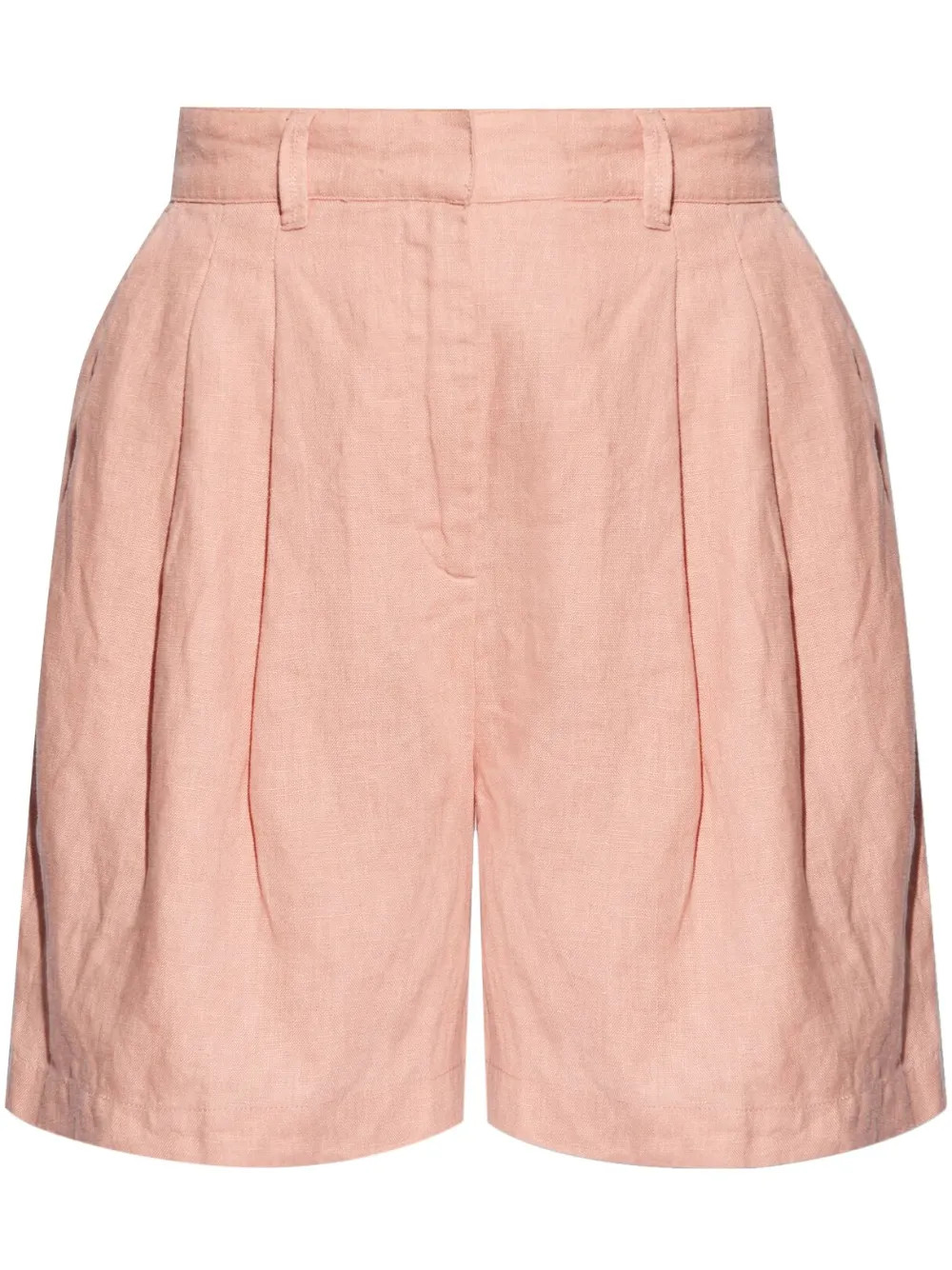 Posse Marchello Linen Tailored Shorts - Farfetch | Farfetch Global
