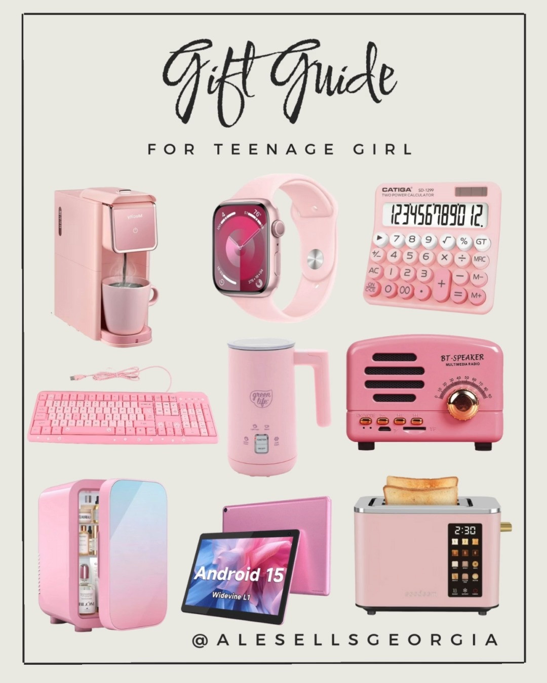 Everything pink and tech-focused for the ultimate gift! Shop all these adorable finds for your teen. #PinkAesthetic #TeenGiftIdeas #GiftGuide 

 #LTKGiftGuide #LTKHoliday #LTKSaleAlert