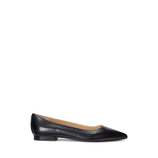 Londyn Burnished Leather Ballet Flat | Ralph Lauren (UK)