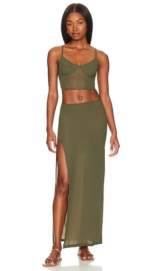 Rosetta Maxi Skirt | Olive Green Skirt hawaii vacation outfits hawaii outfits hawaii outfits bahamas | Revolve Clothing (Global)