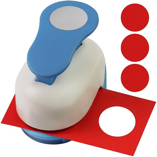 Circle Hole Punch for Craft Sizeout 1inch, Paper Punch Shapes, Craft Lever Punch Handmade, Tool f... | Amazon (US)