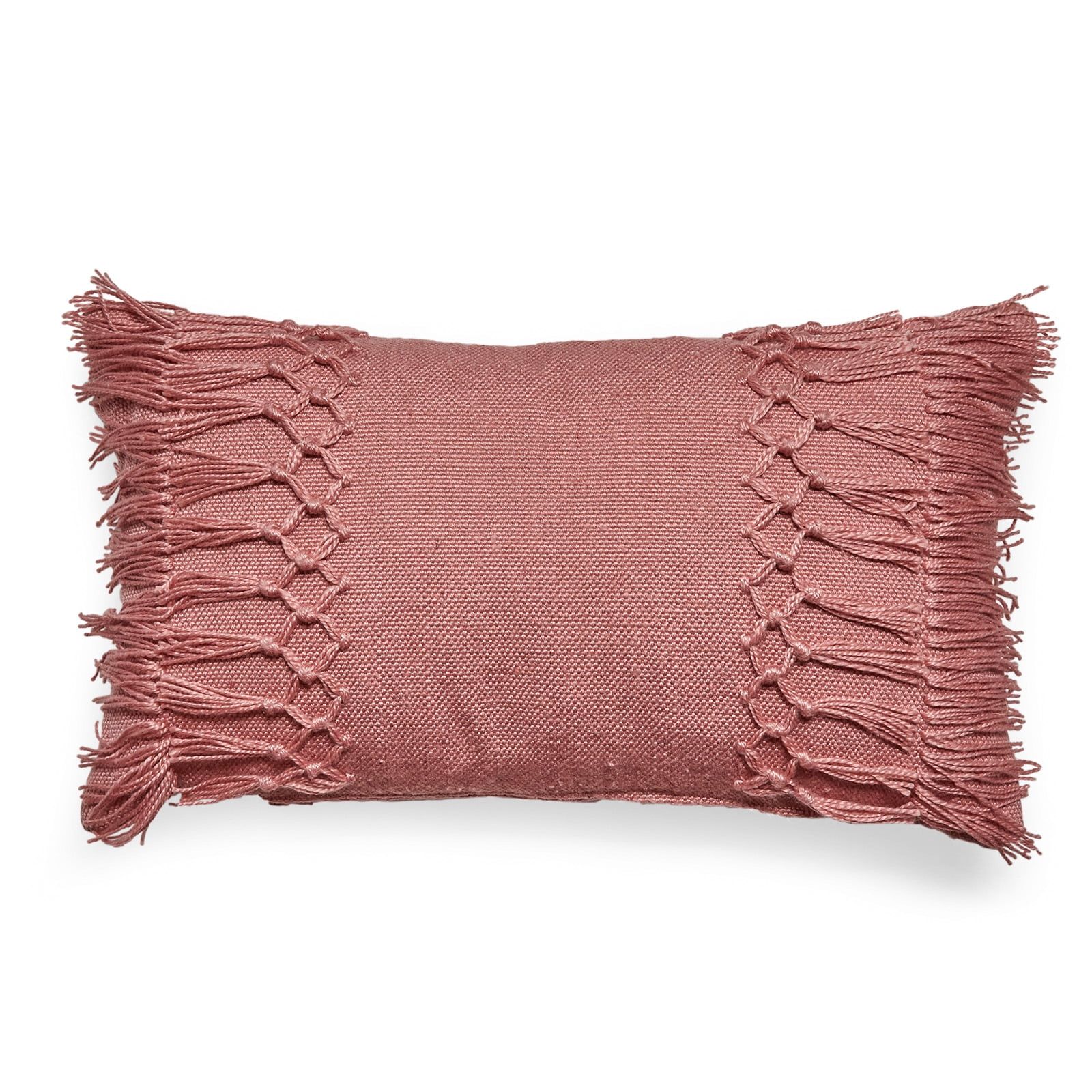 MoDRN 14in. x 24in. Textured Lumbar Outdoor Throw Pillow - Blush Pink | Walmart (US)