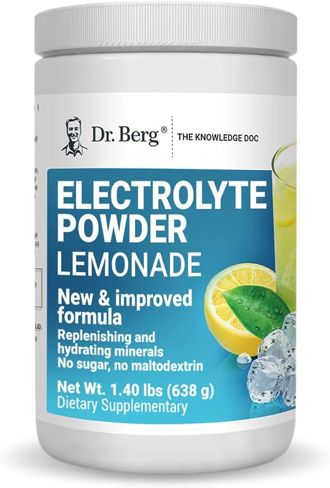 Dr. Berg's Original Keto Electrolytes Powder (100 Servings) - Sugar Free - No Maltodextrin - Hydr... | Amazon (US)