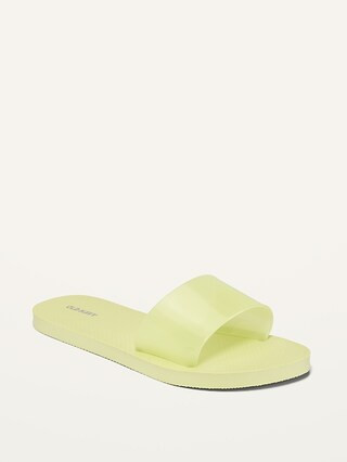 Plant-Based Jelly Slide Flip-Flop Sandals for Women | Old Navy (US)