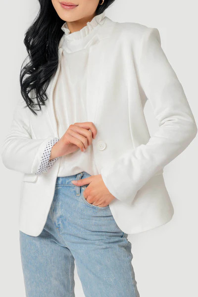 Notch Collar Blazer | Gibson