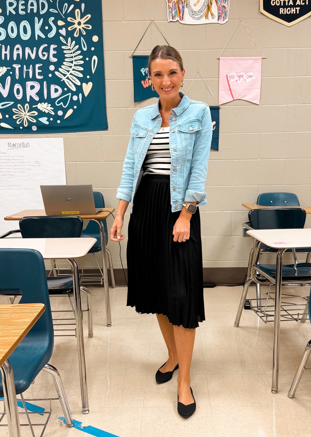 A good denim jacket and some Rothy’s can get you through anything! 

#LTKFindsUnder50 #LTKStyleTip #LTKWorkwear