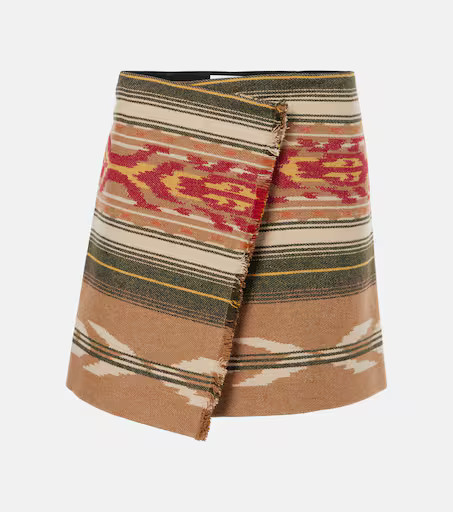 Adelaide fringed wool-blend miniskirt | Mytheresa (US/CA)