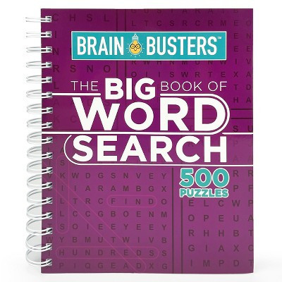 The Big Book of Word Search - (Brain Busters) by  Parragon Books (Spiral Bound) | Target
