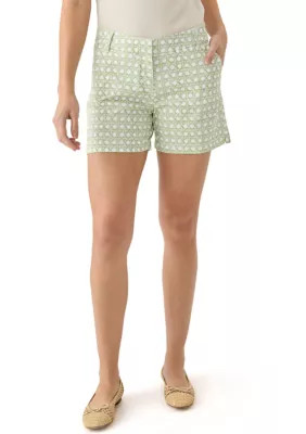 Crown & Ivy™ Women's 5" Caroline Printed Shorts | Belk