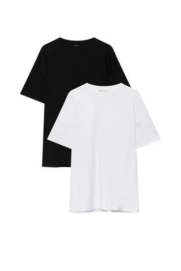 2-pack of oversize short sleeve T-shirts | PULL and BEAR UK
