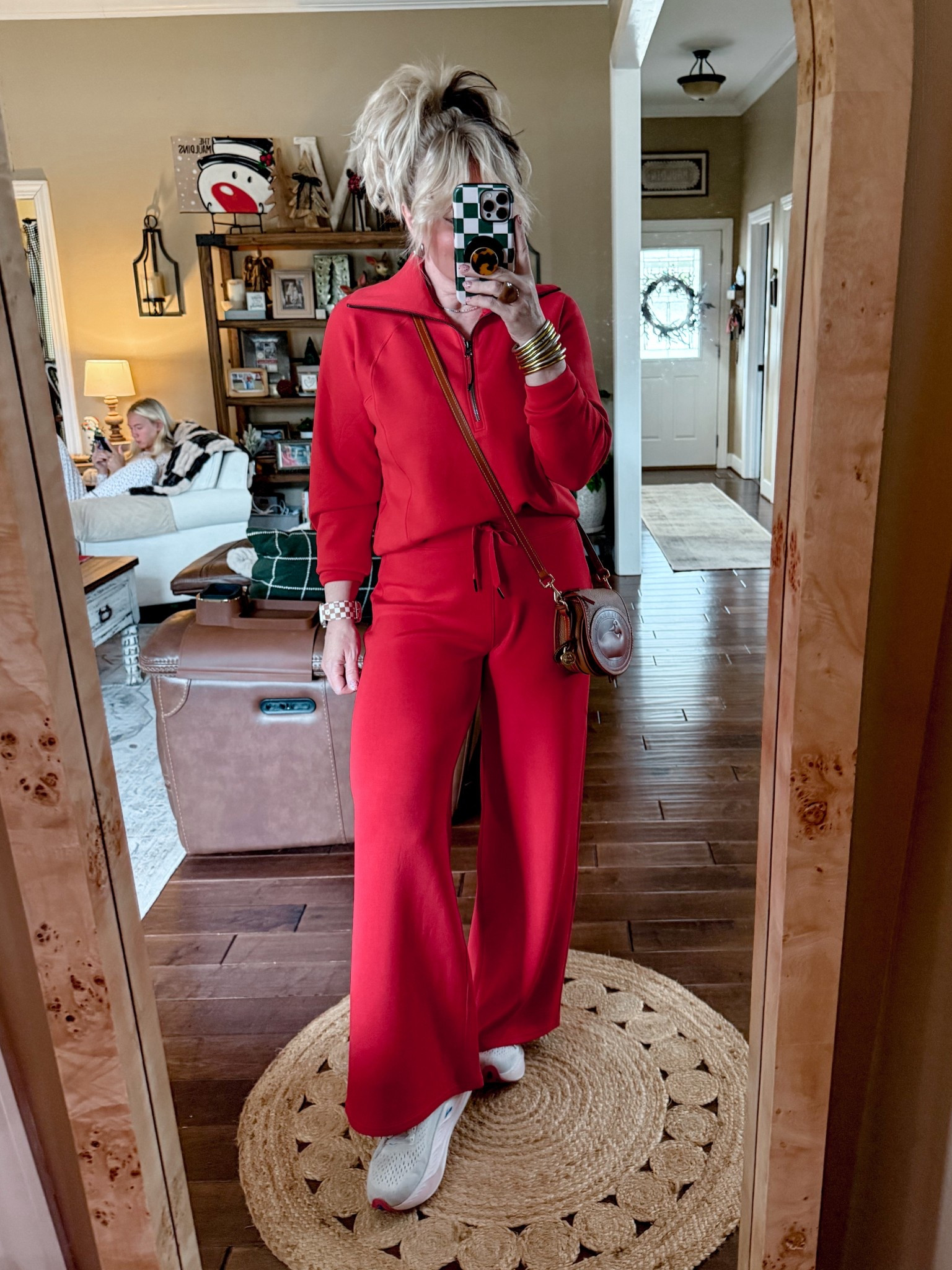 This set is amazing! I’m wearing a medium in the top and I sized up to a large in the pants. 
Bundle 2 save 15% 
Save with code MANDIE on watchband 

#LTKootd #LTKOver40