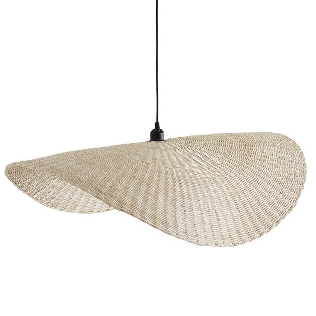 Suspension forme chapeau en rotin Ø85 cm, Kofia | La Redoute (FR)