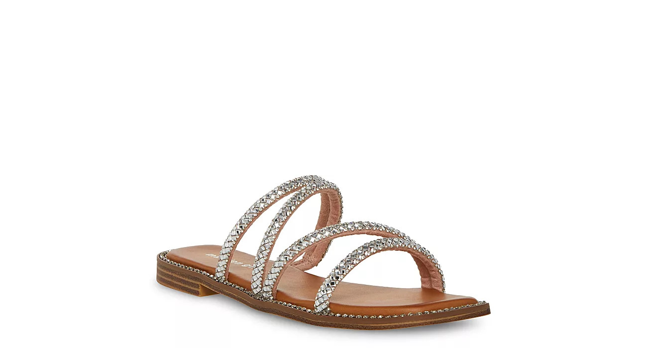 Madden Girl Womens Posh Slide Sandal - Tan | Rack Room Shoes