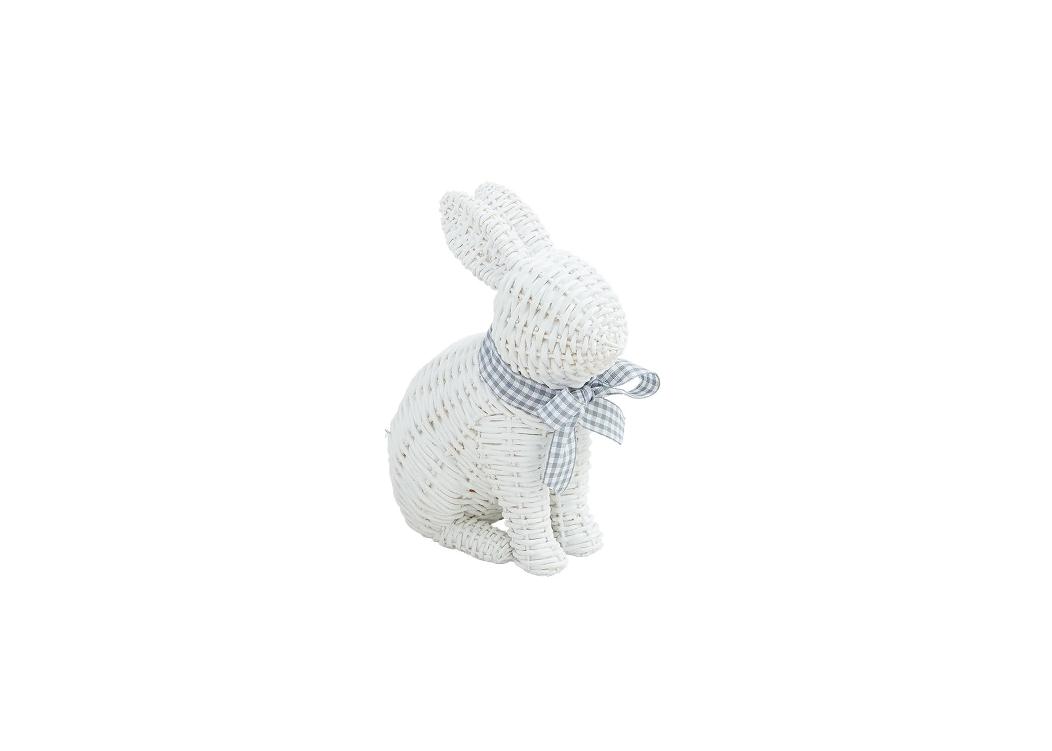 Mud Pie Wicker Resin Bunny, White | Amazon (US)