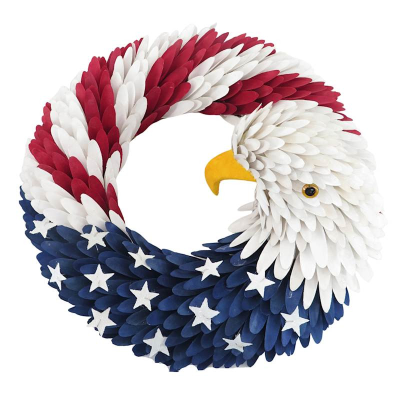 Shop all  Honeybloom




Homespun Patriotic Eagle Wreath, 21"








	
		
		
			
				4.7
			
		... | At Home