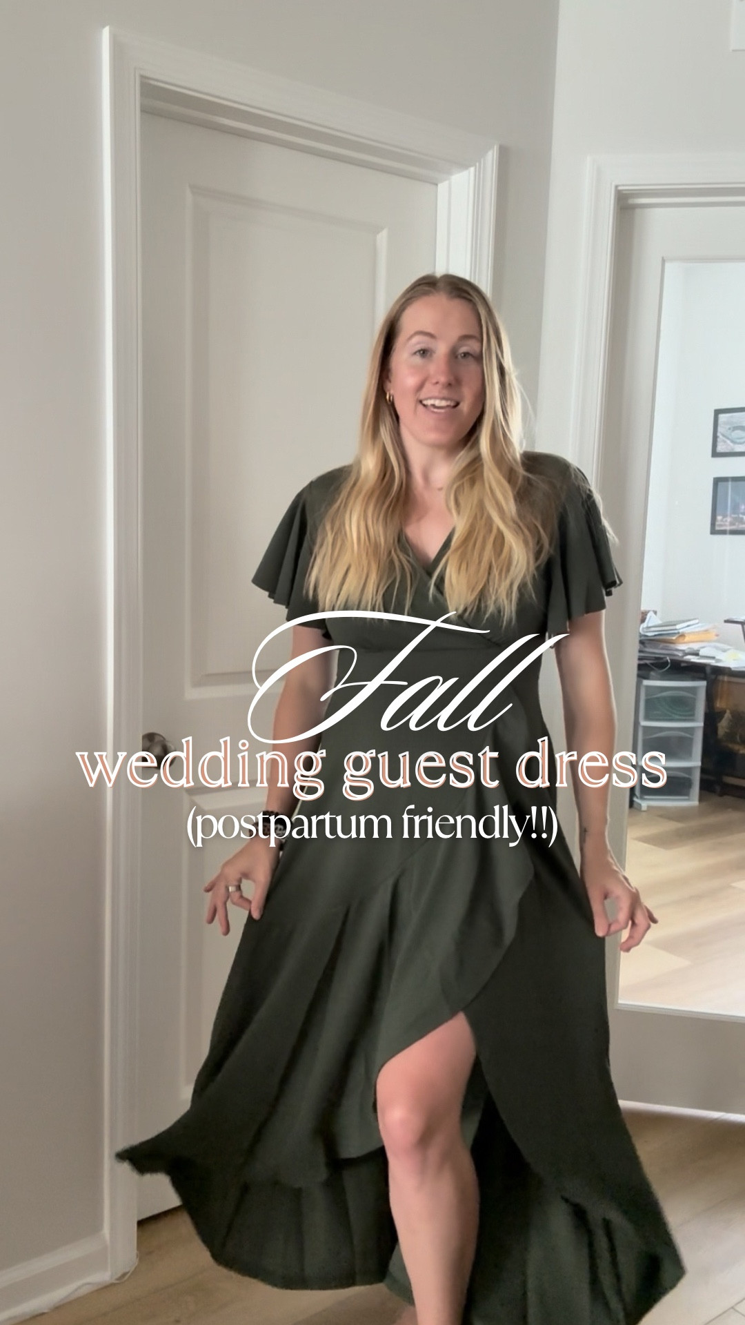 Postpartum-friendly(!!) Fall Wedding Guest Dress 🫶🏼

I am alllll about feeling confident in my own body - through every stage of life!!

As a professional nutrition coach and personal trainer for the past 11 years, I think it’s so important to celebrate our bodies for what they do for us, and to give ourselves time and grace after birth ❤️

I hope you feel inspired to love the body you’re in!!

PS this is a size L in army green and I’m 5’9”!

#LTKWedding #LTKFindsUnder100 #LTKBaby