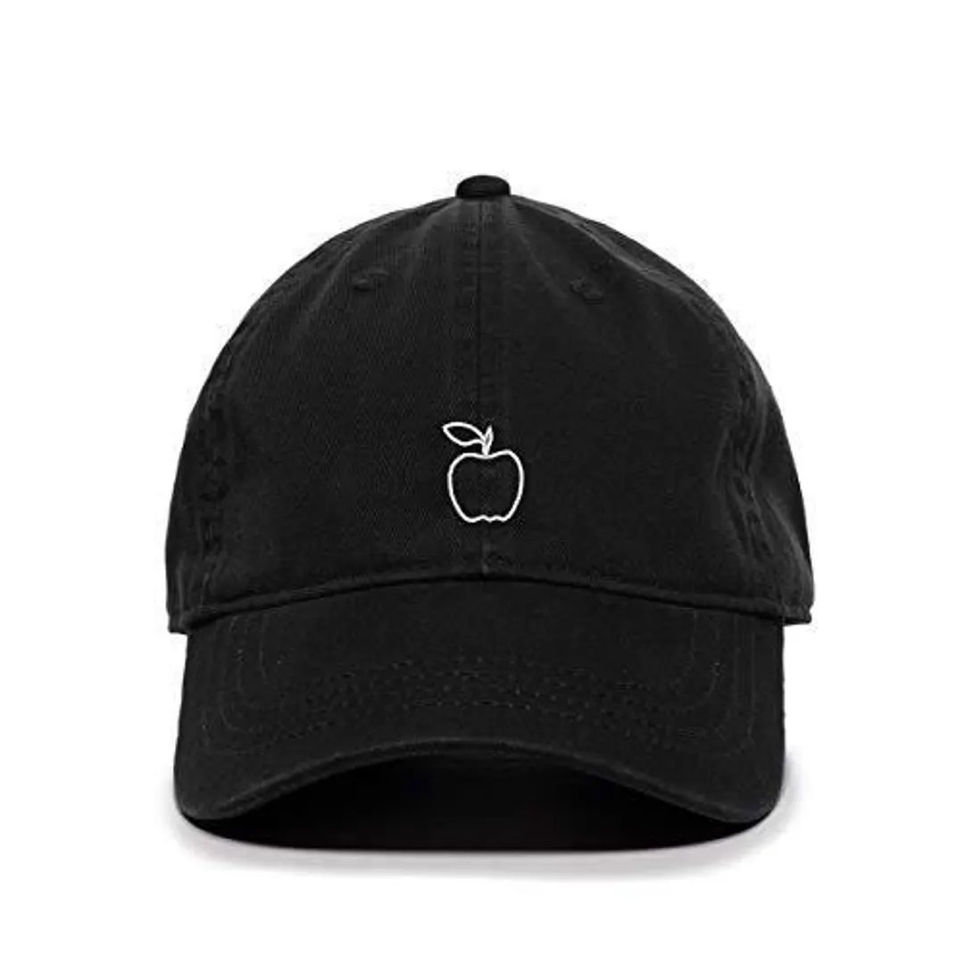 Apple Baseball Cap Embroidered Cotton Adjustable Dad Hat - Etsy | Etsy (US)