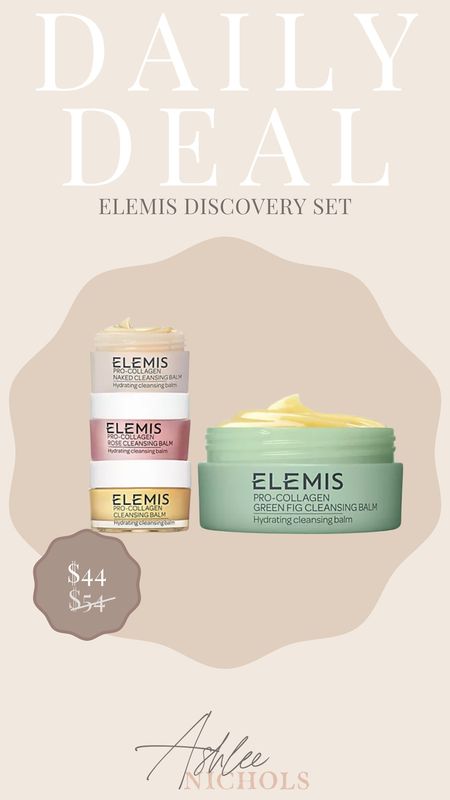 The Elemis discovery set is on sale for $44!! Love my Elemis products and you get so many of my favorites!!

Elemis, on sale, Elemis sale, Elemis cleansing balm, beauty

#LTKsalealert #LTKfindsunder50 #LTKfindsunder100
