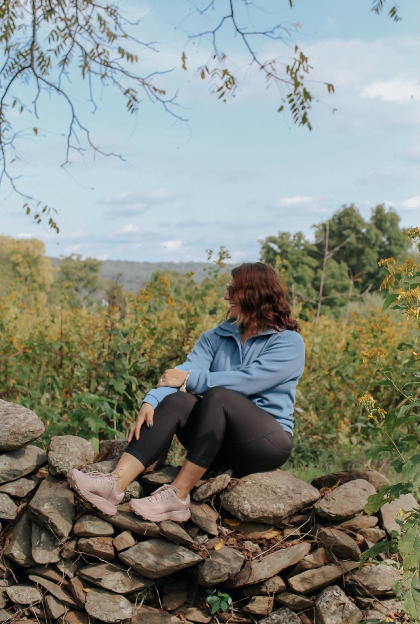 I grabbed these new @merrell hiking tennies from @shoebacca in the prettiest color and put them to good use this past weekend on our outdoor adventure! Check out all my favs! #Shoebaccalifestyle #fall #fallhiking #hikingshoes 

#LTKFallSale #LTKActive #LTKFitness