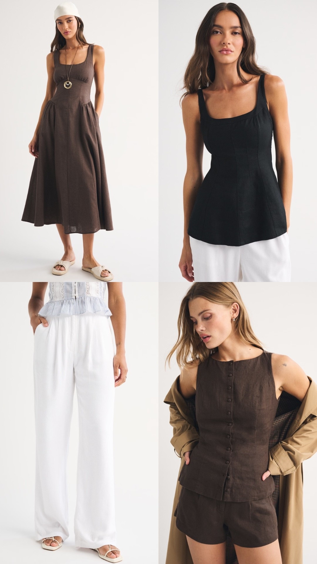 The Abercrombie linen collection has officially taken over my wishlist 🤍

These 4 pieces are my absolute favourites, chic, easy-to-style and perfect for holiday season/summer in the city.

Even better… they’re all 20% off right now for payday ✨

#LTKsummer #LTKuk