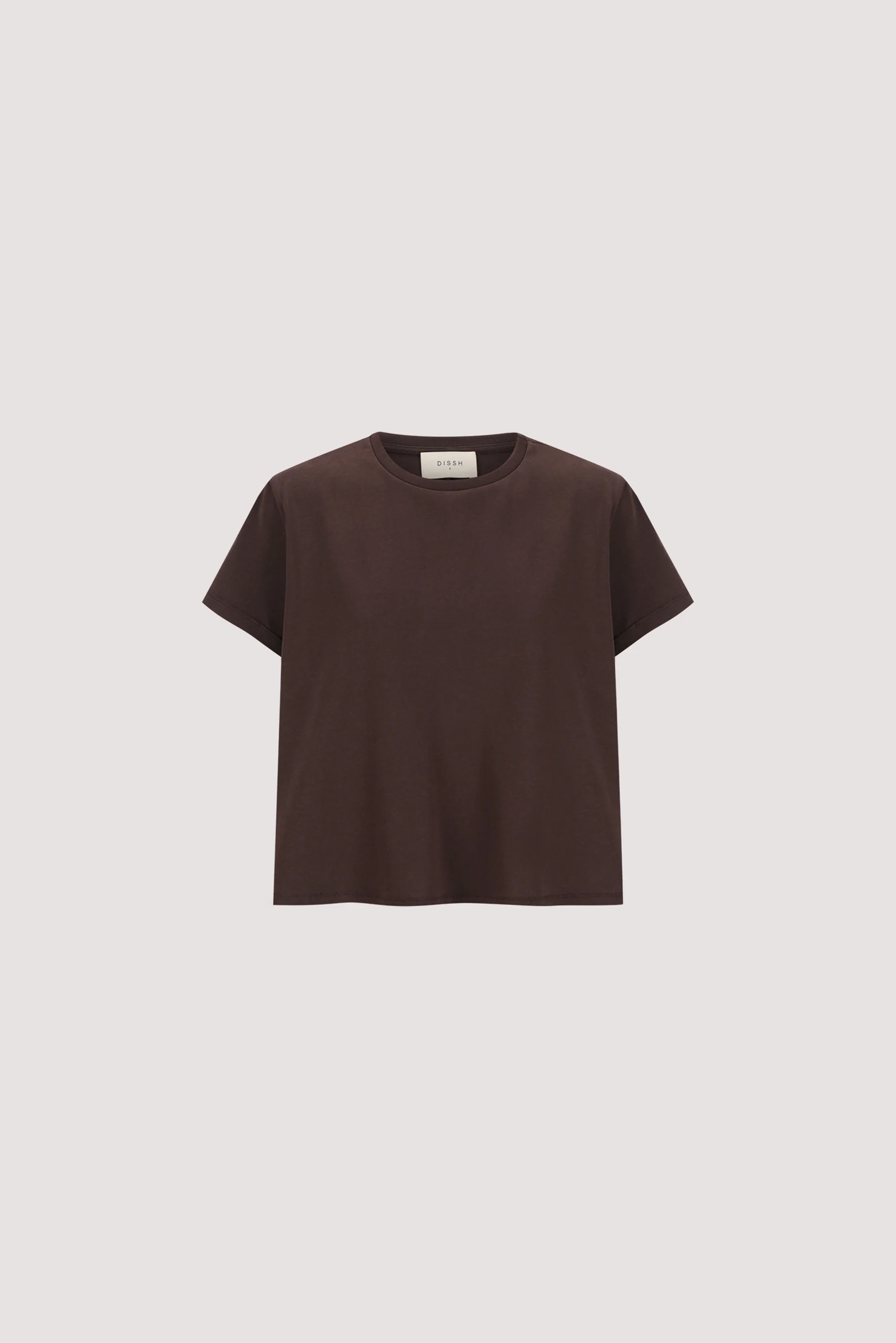 TATUM BITTER CHOC COTTON TEE | DISSH
