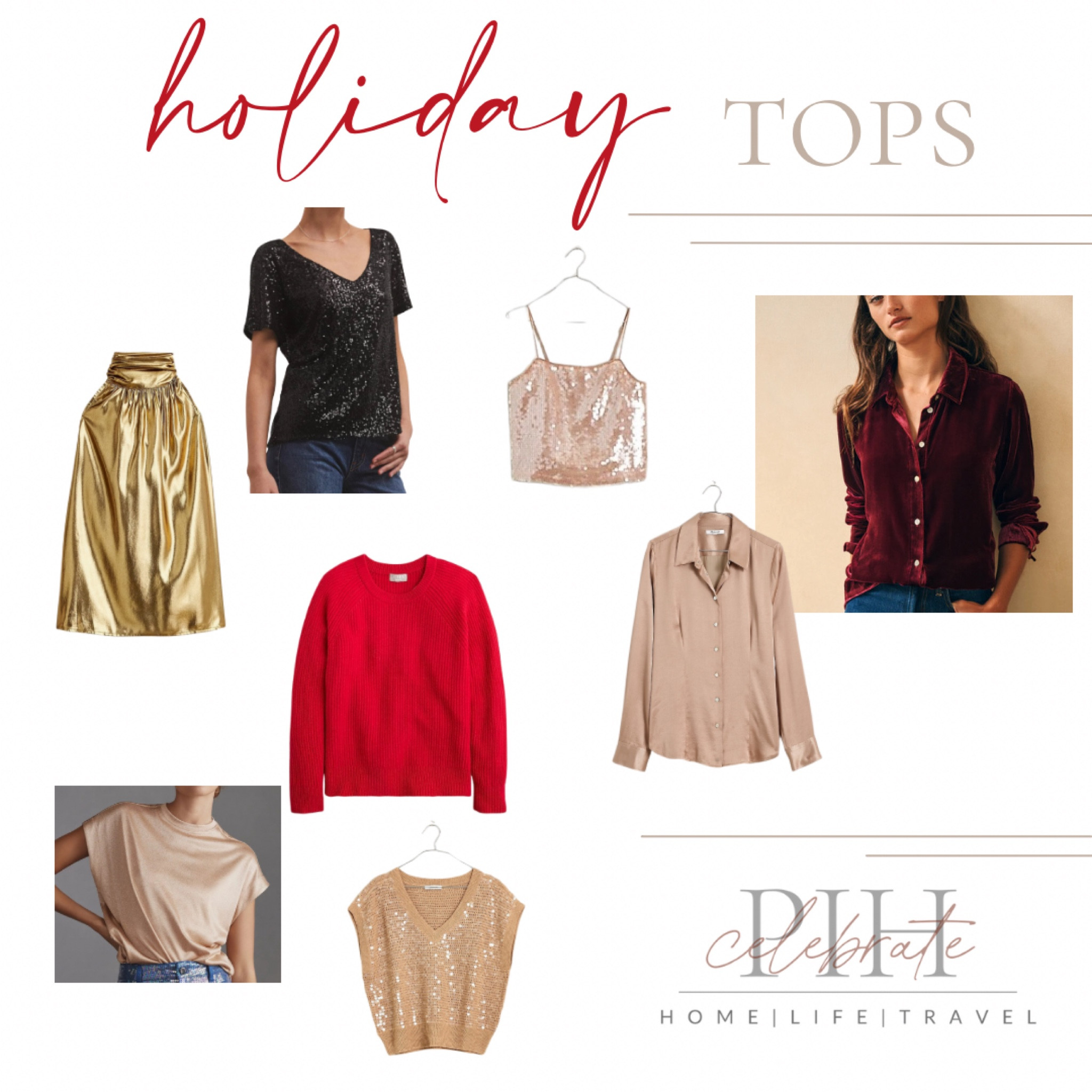 Festive and pretty holiday tops to wear this season!  

#LTKSeasonal #LTKCyberWeek #LTKHoliday