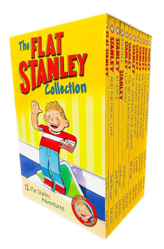 The Flat Stanley Adventures Series Collection 12 Book Box Set by Jeff Brown (Magic Lamp, In Space... | Amazon (US)
