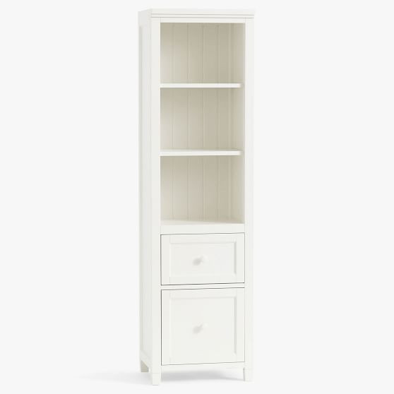 Beadboard Bookcase with Storage Drawers (19.5") | Pottery Barn Teen