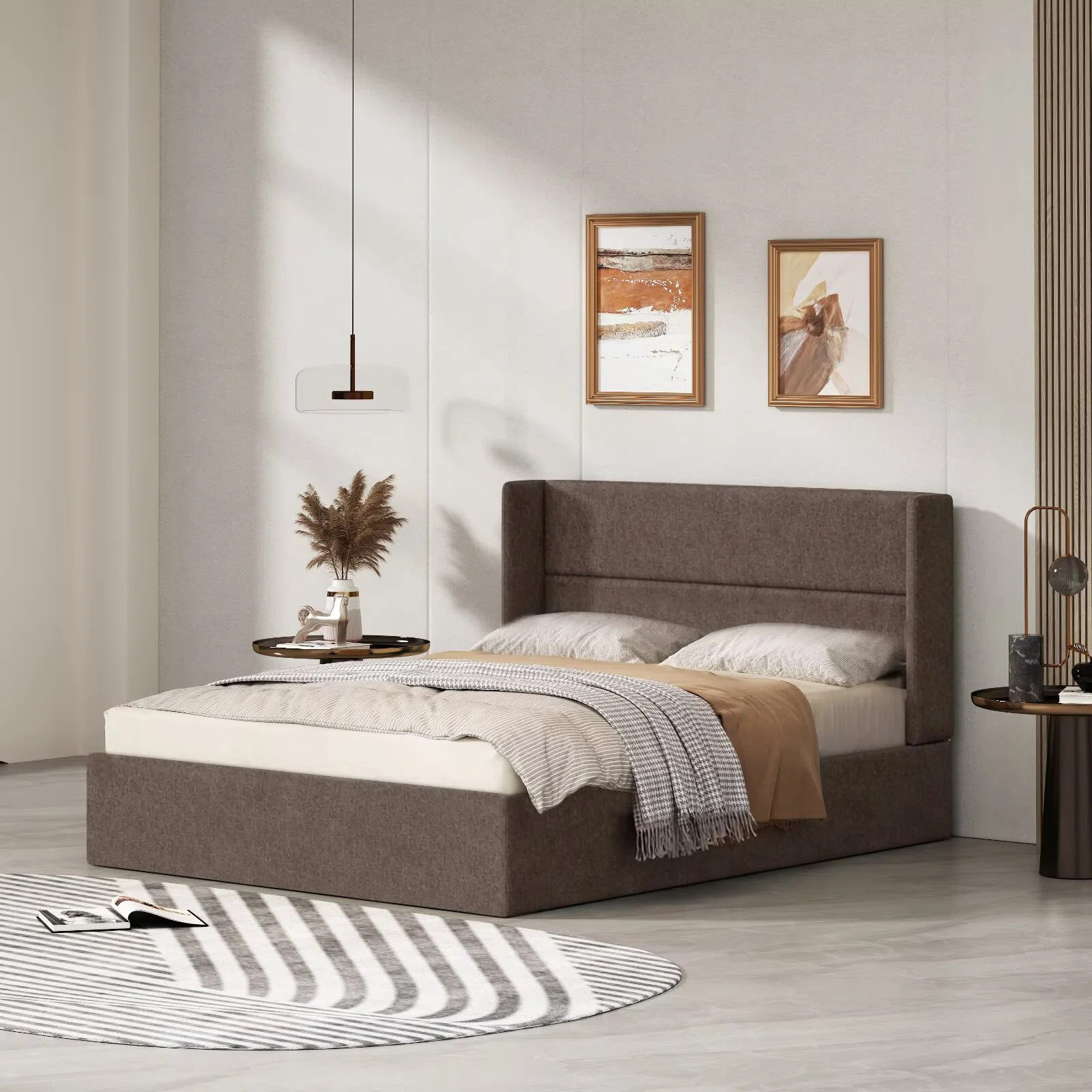 Gaillarde Hydraulic Lift Up Storage Upholstered Platform Bed | Wayfair North America